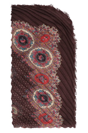 Wool jacquard scarf-1